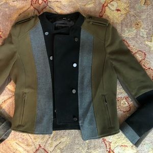 BCBG Wool Military Jacket
